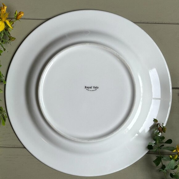 Royal Vale Primula Vulgaris Collector Plate Botanical Pattern Made in England - Picture 7 of 10